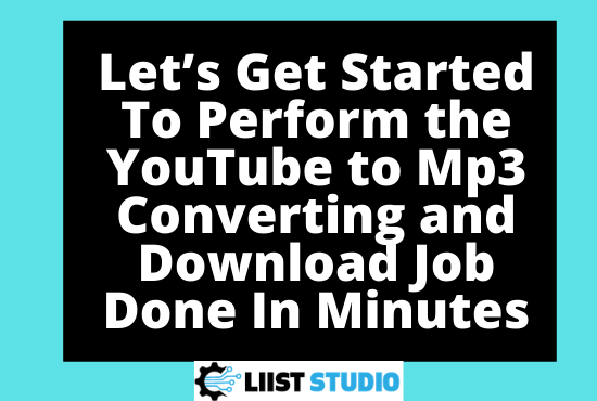 YouTube to Mp3 Converting